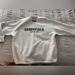 Fear of God Essentials Gray Sweatshirt